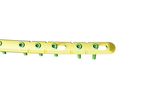 4.5 mm Femur Broad Düz Plak
